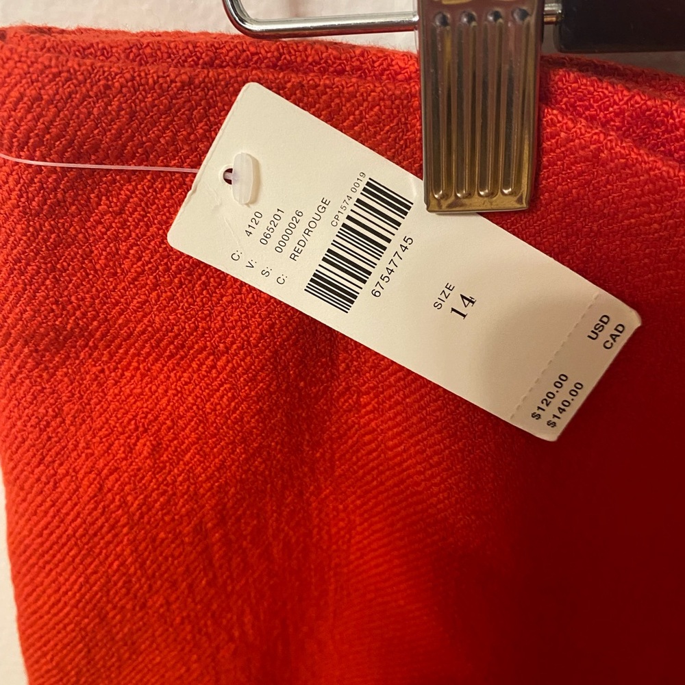 NWT Maeve by Anthropologie Red Bow-Tie Skirt - Picture 4 of 6